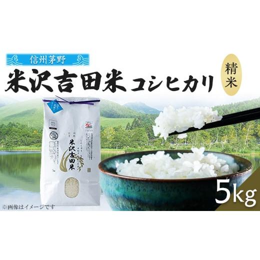 ふるさと納税 長野県 茅野市 霧ヶ峰高原からの美しい伏流水が育んだお米「信州茅野　米沢吉田米」精米 ...