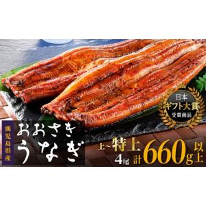 ふるさと納税 鹿屋市 鹿児島県大隅産うなぎ蒲焼4尾(計600g)725-3