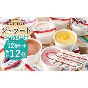 ふるさと納税 北海道 江別市 ジェラートおまかせ　12個セット