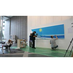 ふるさと納税 雑貨・日用品 絵画 神奈川県 小田原市 壁掛け壁画　小田原の風景など　大型オリジナルアート　壁のサイズに合わせたキャンバス作品　4メートル程…