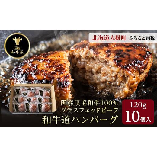 ふるさと納税 牛肉 ハンバーグ 北海道 大樹町 和牛道ハンバーグ120g×10食セット 北海道 大樹...