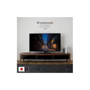 ふるさと納税 家具 福岡県 大川市 190幅 TVボード ウォールナット 国産 日本製 大川家具 完成品 天然木 木製 無垢 テレビ台 おしゃれ スタイリッシュ ローボー…