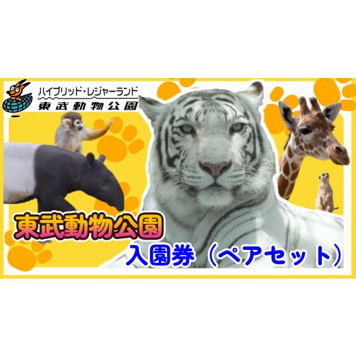 ふるさと納税 入場券・優待券 埼玉県 白岡市 東武動物公園 入園券（ペア） 　 11246-0236