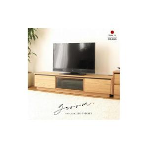 ふるさと納税 家具 福岡県 大川市 160幅 TVボード オーク 国産 日本製 大川家具 完成品 天然木 木製 無垢 テレビ台 おしゃれ ローボード ロータイプ ナチュラ…