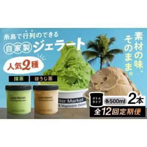 ふるさと納税 アイス・ヨーグルト ジェラート 福岡県 糸島市 全12回定期便 行列のできる アイスクリーム 屋 ジェラート 2個 アイス 食べ比べ ギフト スイーツ…
