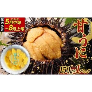 ふるさと納税 岩手県 山田町 川石水産の甘うに150g×1パック　生うに