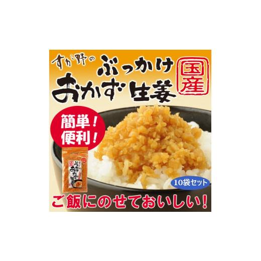 ふるさと納税 栃木県 壬生町 国産ぶっかけおかず生姜 10袋 おかず ご飯のお供 ご飯 ごはん 生姜...