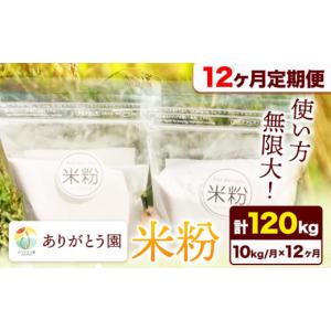 ふるさと納税 加工品等 岡山県 矢掛町 12ヶ月定期便 米粉 10kg ありがとう園《お申込み月の翌月から出荷開始》岡山県 矢掛町 米 コメ 一等米 料理用 定期便 s…