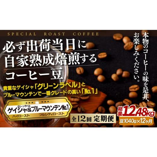 ふるさと納税 長崎県 佐世保市 E298z 【12回定期便】必ず出荷日に自家熟成焙煎ゲイシャ豆(64...