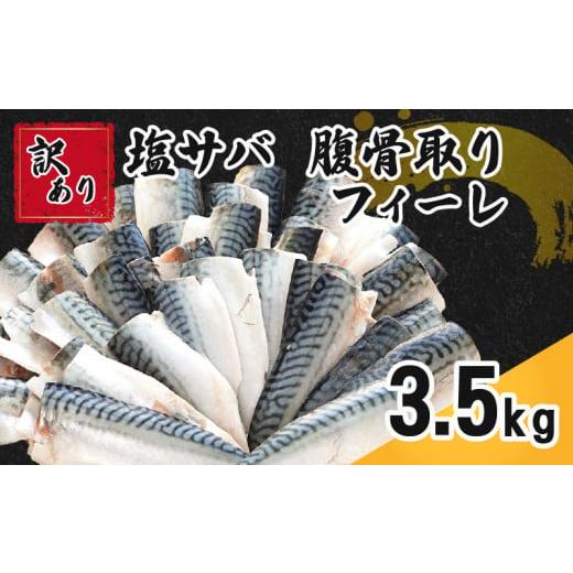 ふるさと納税 千葉県 銚子市 訳あり 塩サバ 腹骨取り 3.5kg 冷凍 鯖 おかず 青魚 惣菜 サ...