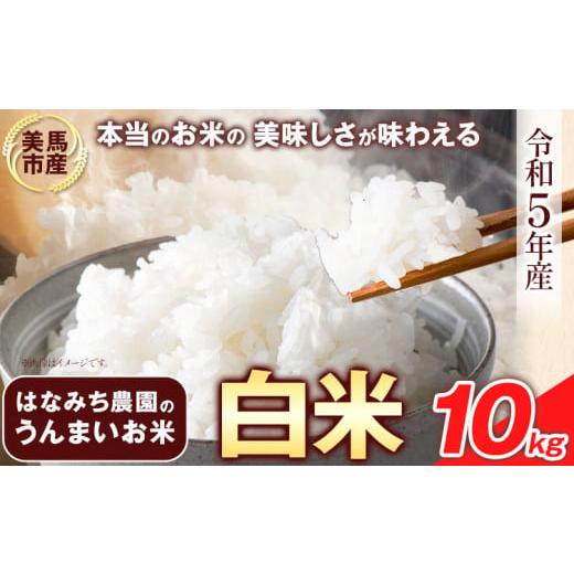 ふるさと納税 徳島県 美馬市 はなみち農園のうんまいお米・白米 令和5年産 10kg 《30日以内に...