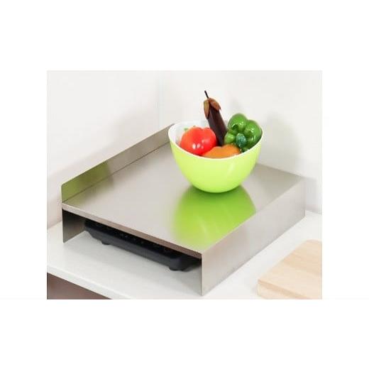 ふるさと納税 雑貨・日用品 新潟県 燕市  キープロダクション ステンレス1口コンロカバー(ハーフサ...