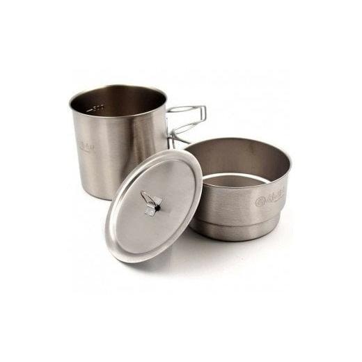 ふるさと納税 アウトドアグッズ 新潟県 燕市 村の鍛冶屋 2WAY ステンレス製ソロ用炊飯鍋(ライス...