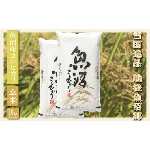 ふるさと納税 新潟県 魚沼市 [No.5762-1063]令和5年産【雪国逸品 玄米10Kg】越後魚...