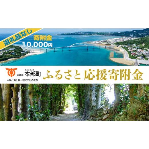 ふるさと納税 沖縄県 本部町 【返礼品なし】沖縄県本部町ふるさと応援寄附金 10000円 寄附のみの...