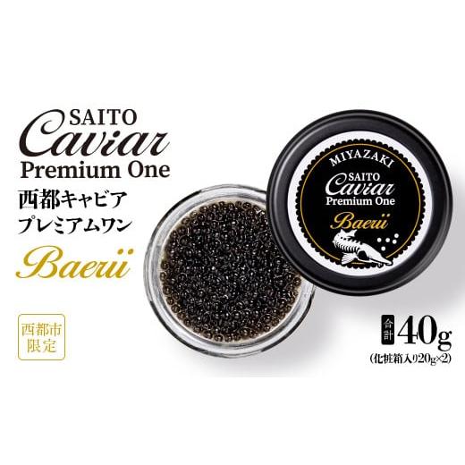 ふるさと納税 宮崎県 西都市 SAITO CAVIAR PREMIUM ONE BAERII 40g...