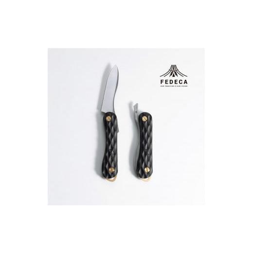 ふるさと納税 アウトドアグッズ 兵庫県 三木市  FEDECA 折畳式料理ナイフ Solo名栗ブラッ...