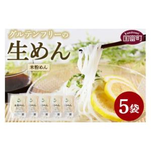 ふるさと納税 宮崎県 国富町 ＜グルテンフリーの生めん 米粉めん 5袋＞3か月以内に順次出荷【麺 生...