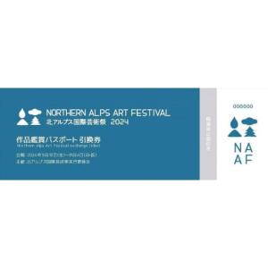 ふるさと納税 長野県 大町市 「北アルプス国際芸術祭 2024」作品鑑賞パスポート引換券【5枚】