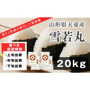 ふるさと納税 山形県 天童市 06D1052-06C　雪若丸20kg【2024年6月下旬発送・令和5年産】 2024年6月下旬発送・令和5年産｜furusatochoice