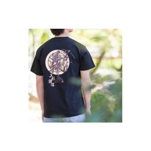 ふるさと納税 岐阜県 笠松町 戦国武将Tシャツ 上杉謙信(ブラック,Mサイズ)【1483882】