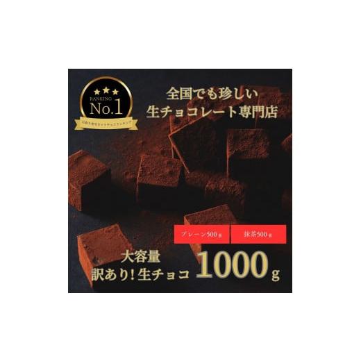 ふるさと納税 鳥取県 鳥取市 1490  大容量 訳あり 生チョコレート 1000ｇ(プレーン500...