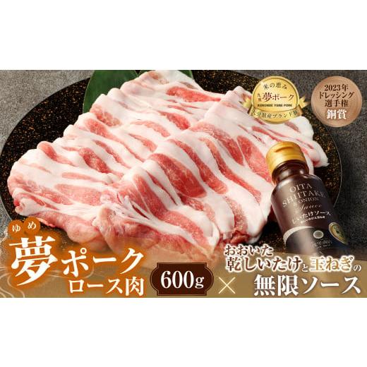 ふるさと納税 豚肉 ロース 大分県 豊後大野市 015-1042 夢ポーク ロース肉 600g おお...