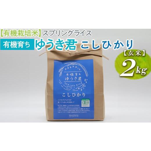 ふるさと納税 茨城県 古河市 【有機栽培米】スプリングライス 有機育ち ゆうき君　こしひかり (玄米...