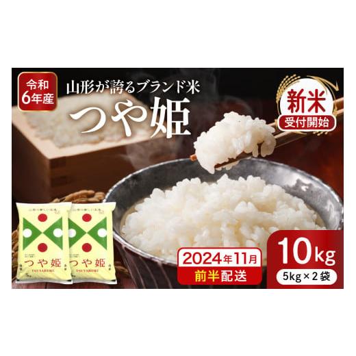 ふるさと納税 山形県 東根市 【令和6年産 先行予約】つや姫10kg(2024年11月前半送付) 山...