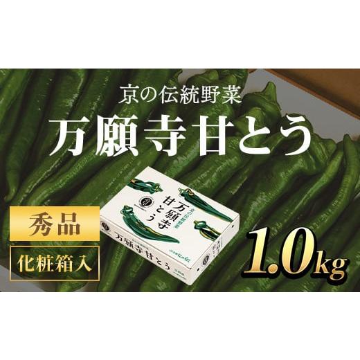 ふるさと納税 京都府 福知山市 ＜2024年7月発送開始！＞京のブランド産品　万願寺甘とう　秀品 1...