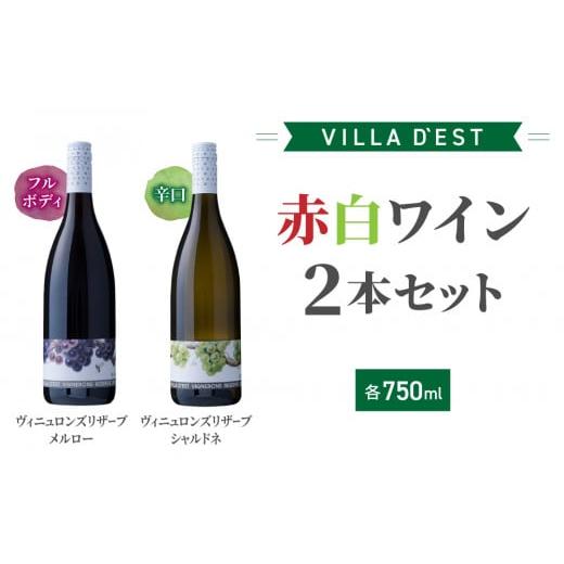 ふるさと納税 長野県 東御市 【ヴィラデストワイナリー】赤白ワイン2本セット(ヴィニュロンズリザーブ...