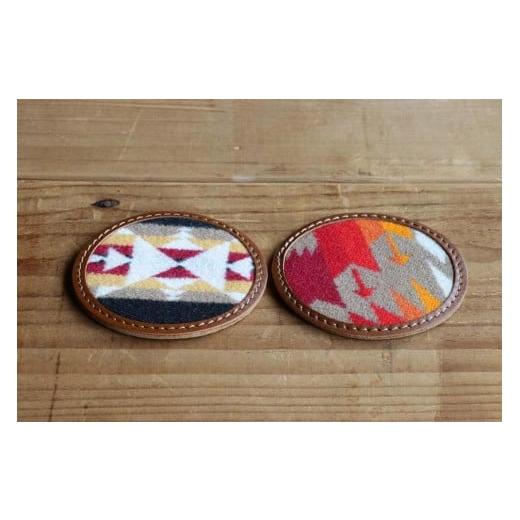 ふるさと納税 雑貨・日用品 和歌山県 有田川町 本革レザーコースターｘPENDLETON　 Tucs...