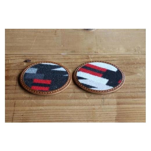 ふるさと納税 食器・グラス 和歌山県 有田川町 本革レザーコースターｘPENDLETON　 RioR...