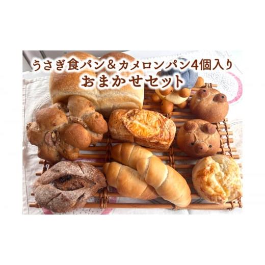 ふるさと納税 神奈川県 綾瀬市 うさぎ食パン＆カメロンパン4個入り おまかせセット