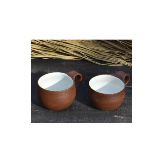 ふるさと納税 陶磁器・漆器・ガラス 千葉県 館山市 あわ焼　コーヒーカップ　2客セット 148672...