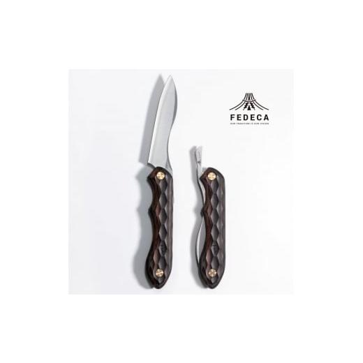 ふるさと納税 アウトドアグッズ 兵庫県 三木市  FEDECA 折畳式料理ナイフ 名栗黒檀 0009...