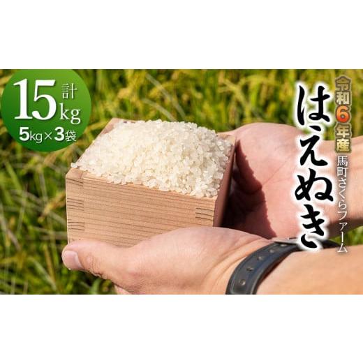 ふるさと納税 山形県 鶴岡市 【令和6年産 先行予約】 馬町さくらファームのはえぬき 精米 15kg...