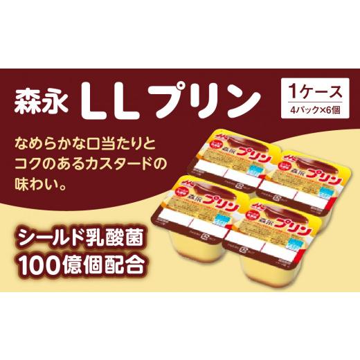 ふるさと納税 茨城県 常総市 森永LLプリン４Ｐ 1ケース（6個）【なめらか コク カスタード 森永...