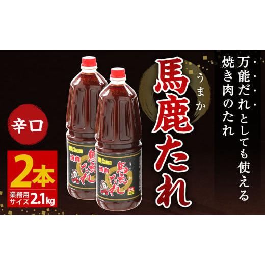 ふるさと納税 宮崎県 えびの市 馬鹿(うまか)たれ 辛口 業務用サイズ 1.8L(2.1kg)×2本...