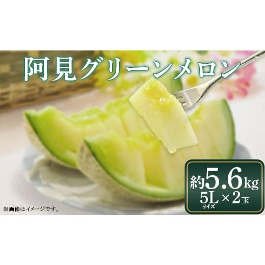 ふるさと納税 茨城県 阿見町 20-30 メロン 5L 2玉 5.6kg 2.8kg／玉以上 化粧箱...