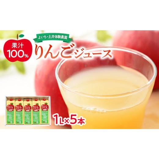 ふるさと納税 北海道 余市町 りんごジュース☆果汁100%・5本入り