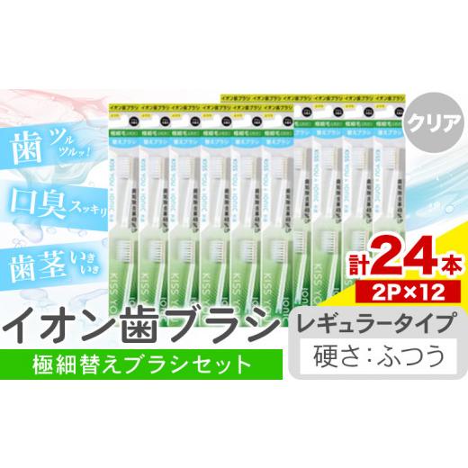 ふるさと納税 千葉県 流山市 歯ブラシ イオン歯ブラシ 極細替えブラシ セット レギュラー ふつう ...