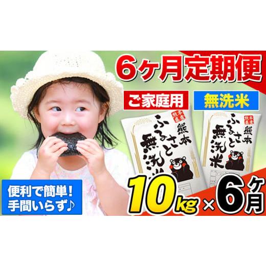 ふるさと納税 無洗米 熊本県 御船町  6ヶ月定期便 無洗米 定期便《1月から出荷開始》 熊本ふるさ...