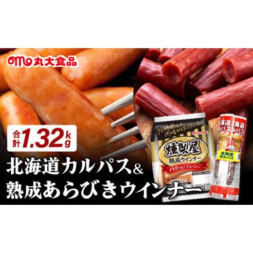 ふるさと納税 肉 ソーセージ 北海道 岩見沢市 燻製屋熟成あらびきウインナー・ソーセージセットA 丸...