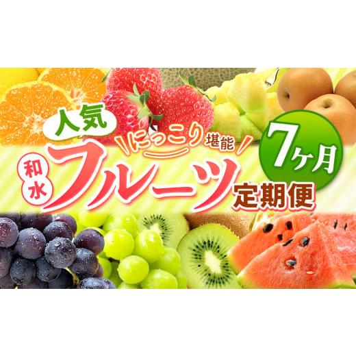 ふるさと納税 果物の詰合せ 熊本県 和水町  定期便 7回 ニッコリ 堪能 人気 フルーツ ご家庭用...