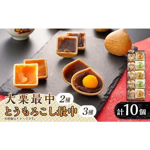 ふるさと納税 和菓子 もなか 東京都 あきる野市 秋留の大栗最中　秋川のとうもろこし最中　詰め合わせ...