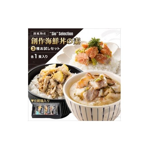 ふるさと納税 魚貝類 福井県 敦賀市  数量限定 港町つるがの潮風感じる 創作 海鮮丼の素 3種セッ...