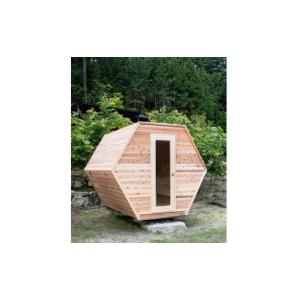 ふるさと納税 アウトドアグッズ 岐阜県 八百津町 岐阜県産スギの六角形 サウナ向け プライベートルーム (466)