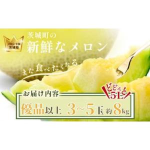 ふるさと納税 メロン メロン青肉 茨城県 茨城...の詳細画像2