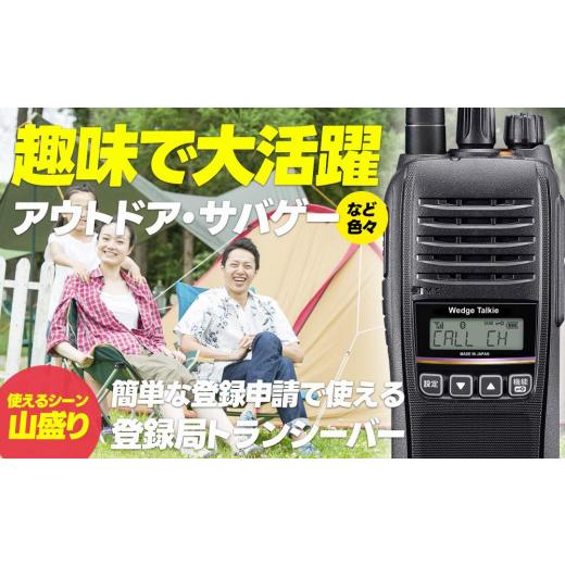 ふるさと納税 アウトドアグッズ 京都府 京都市 トランシーバー WED-NO-301 1台 分離イヤ...